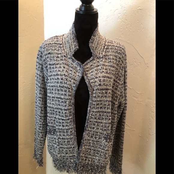 Sioni Jackets & Blazers - Blue fringe blazer with Tags never worn